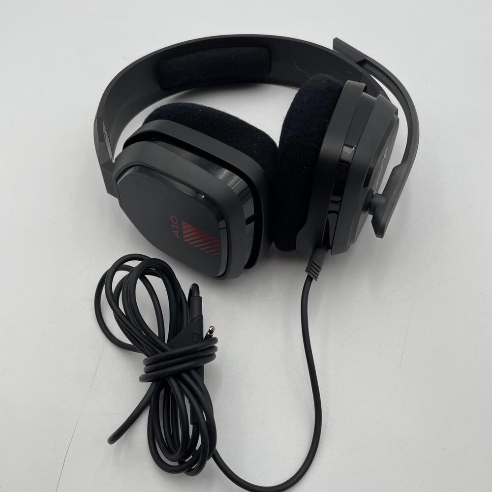Astro Gaming A10 OverEar Wired Headset - Black/Red-Excellent Condition -Tested